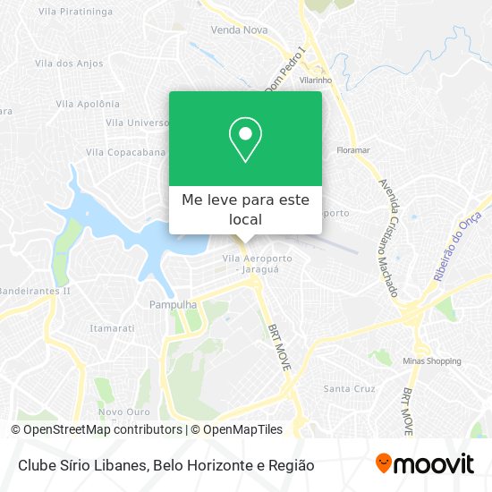 Clube Sírio Libanes mapa