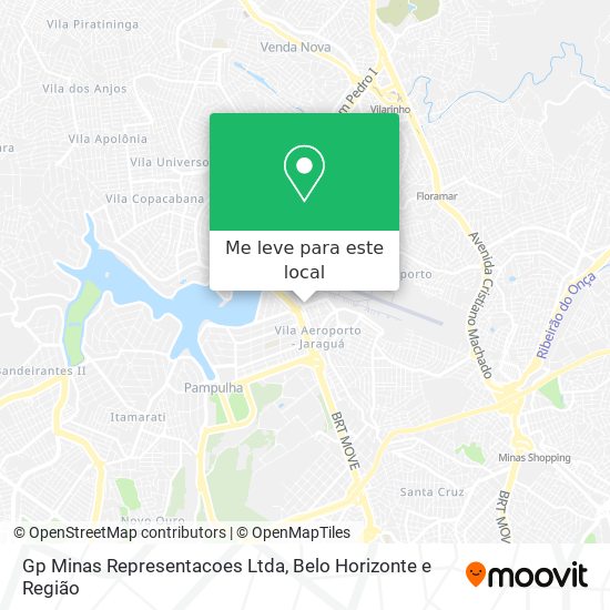 Gp Minas Representacoes Ltda mapa