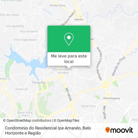 Condominio do Residencial Ipe Amarelo mapa