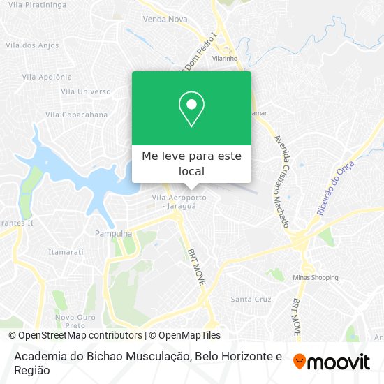 Academia do Bichao Musculação mapa