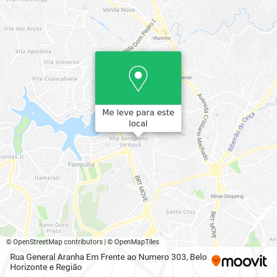 Rua General Aranha Em Frente ao Numero 303 mapa