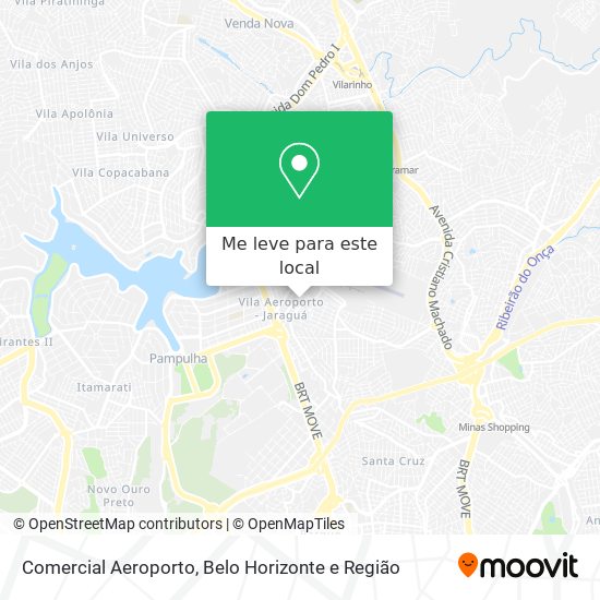 Comercial Aeroporto mapa
