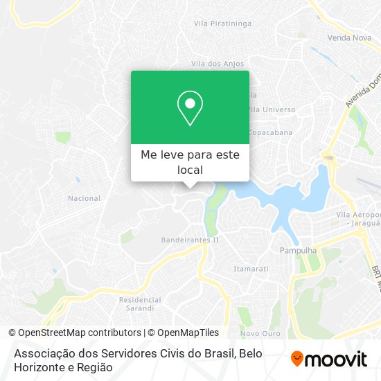 Associação dos Servidores Civis do Brasil mapa