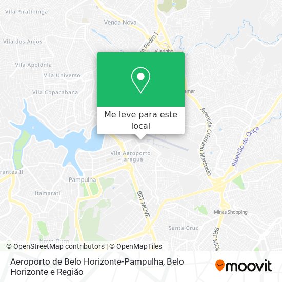 Aeroporto de Belo Horizonte-Pampulha mapa