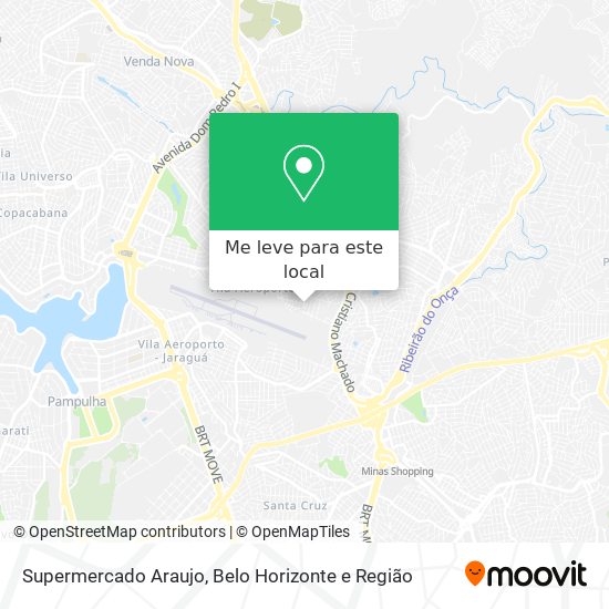 Supermercado Araujo mapa