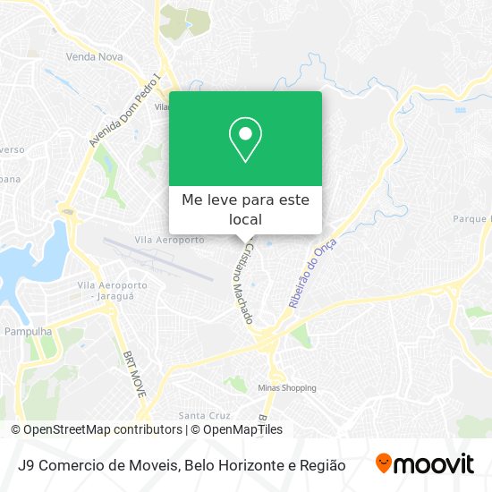 J9 Comercio de Moveis mapa
