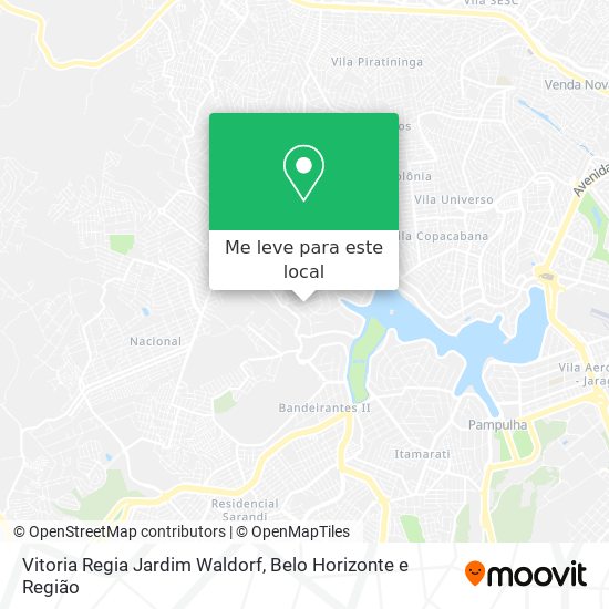 Vitoria Regia Jardim Waldorf mapa