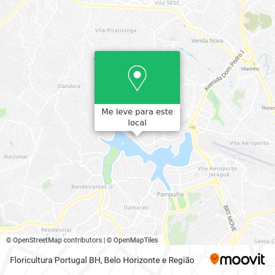 Floricultura Portugal BH mapa