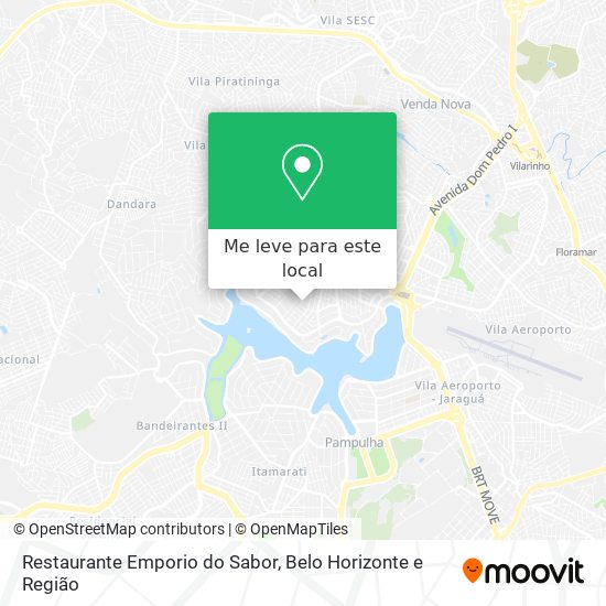 Restaurante Emporio do Sabor mapa