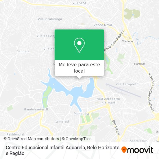 Centro Educacional Infantil Aquarela mapa