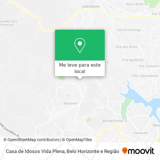 Casa de Idosos Vida Plena mapa