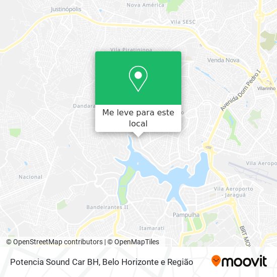 Potencia Sound Car BH mapa