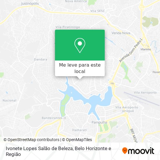 Ivonete Lopes Salão de Beleza mapa
