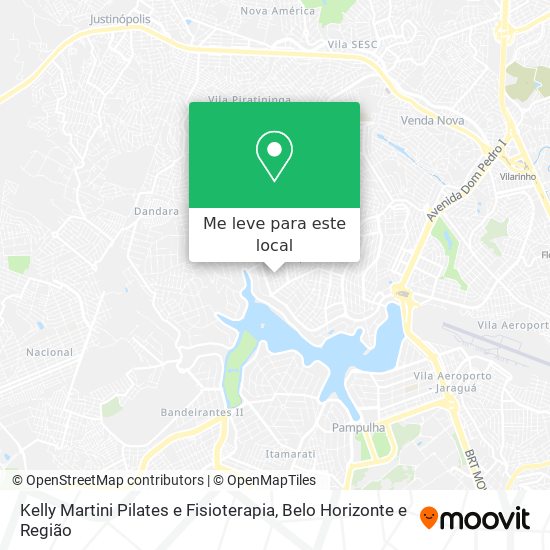 Kelly Martini Pilates e Fisioterapia mapa