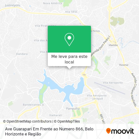 Ave Guarapari Em Frente ao Numero 866 mapa