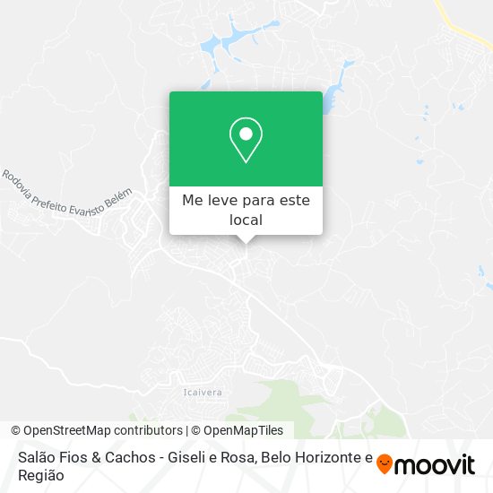 Salão Fios & Cachos - Giseli e Rosa mapa
