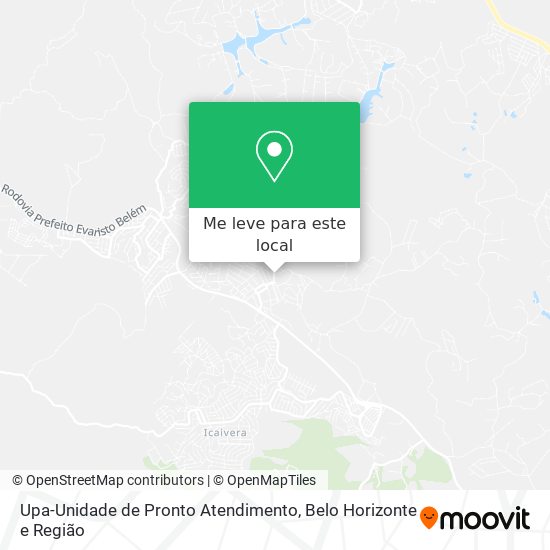 Upa-Unidade de Pronto Atendimento mapa