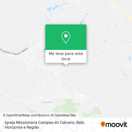 Igreja Missionaria Campea do Calvario mapa