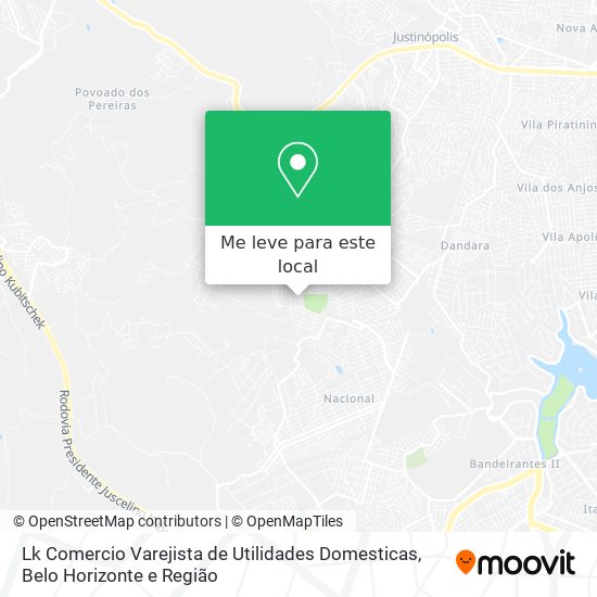Lk Comercio Varejista de Utilidades Domesticas mapa