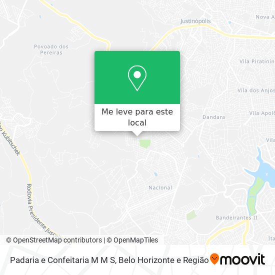 Padaria e Confeitaria M M S mapa