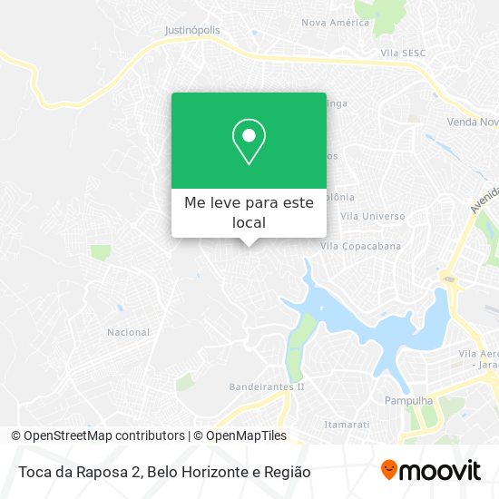 Toca da Raposa 2 mapa