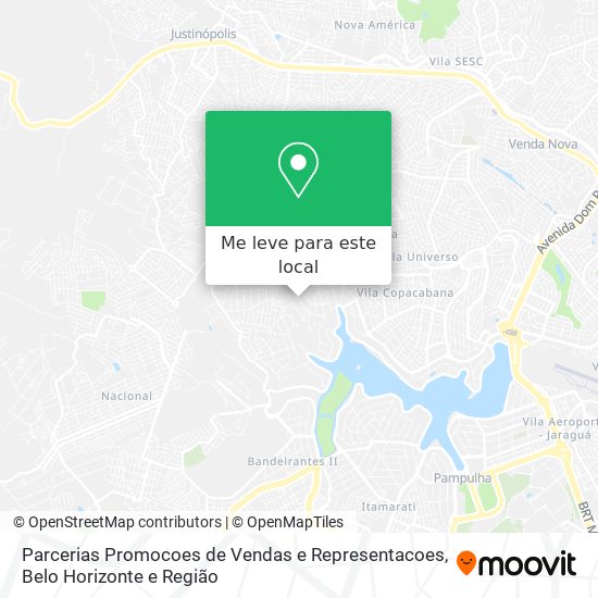 Parcerias Promocoes de Vendas e Representacoes mapa