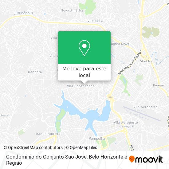 Condominio do Conjunto Sao Jose mapa