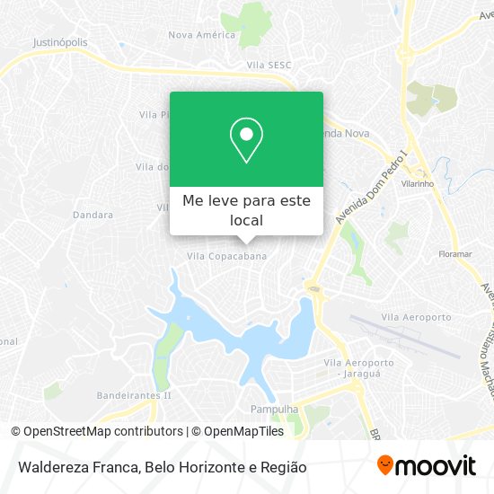 Waldereza Franca mapa