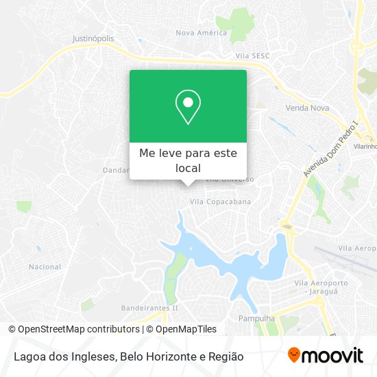 Lagoa dos Ingleses mapa