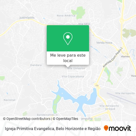 Igreja Primitiva Evangelica mapa