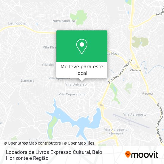 Locadora de Livros Expresso Cultural mapa
