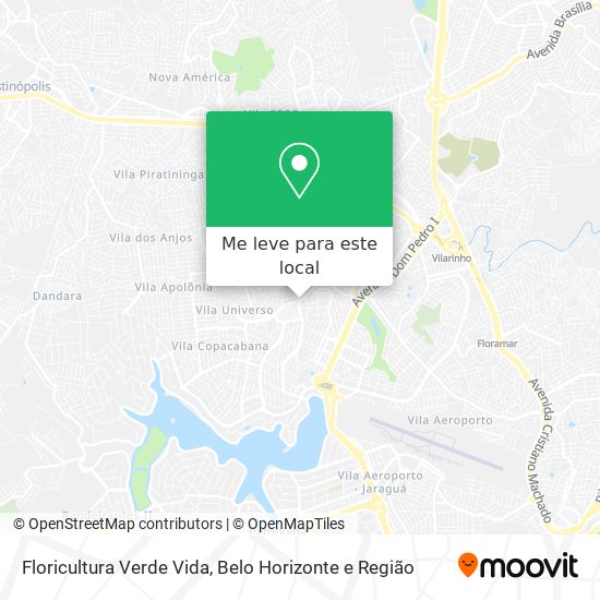 Floricultura Verde Vida mapa