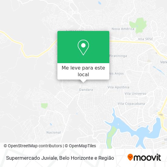 Supermercado Juviale mapa