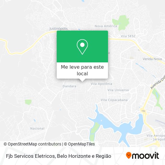 Fjb Servicos Eletricos mapa