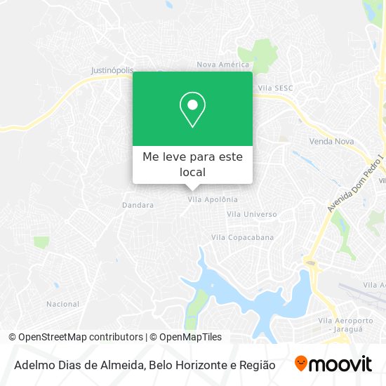 Adelmo Dias de Almeida mapa