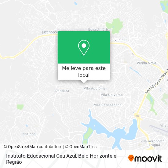 Instituto Educacional Céu Azul mapa