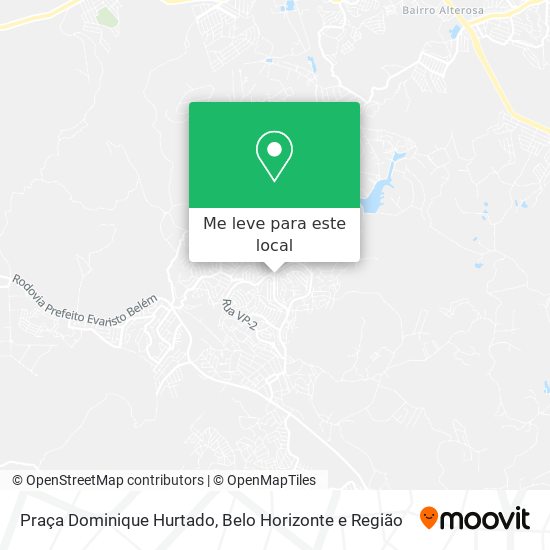 Praça Dominique Hurtado mapa