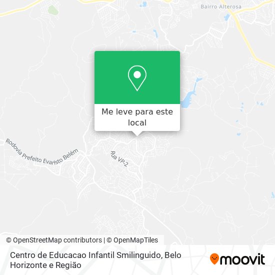 Centro de Educacao Infantil Smilinguido mapa