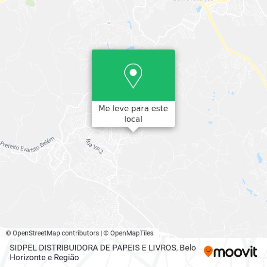 SIDPEL DISTRIBUIDORA DE PAPEIS E LIVROS mapa