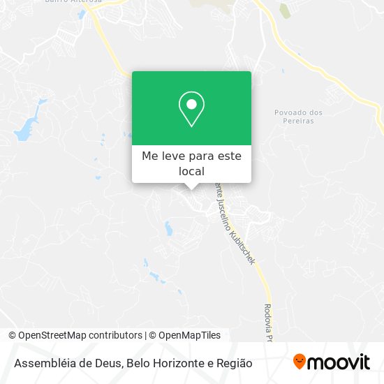 Assembléia de Deus mapa