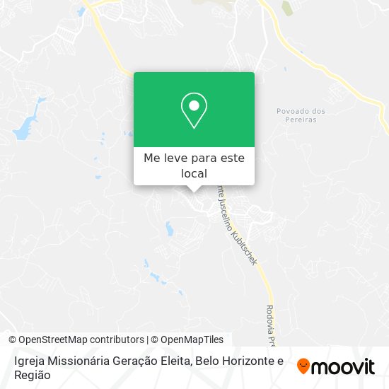 Igreja Missionária Geração Eleita mapa