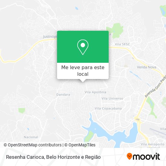 Resenha Carioca mapa