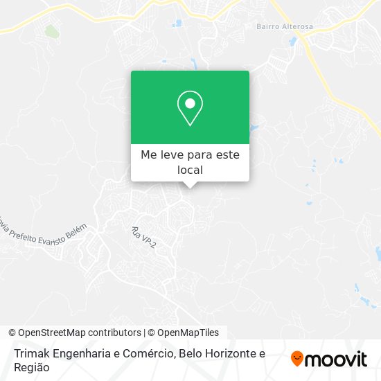 Trimak Engenharia e Comércio mapa