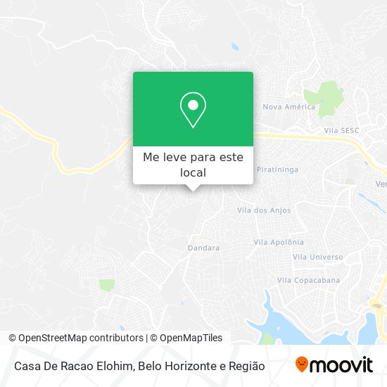 Casa De Racao Elohim mapa