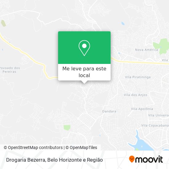 Drogaria Bezerra mapa