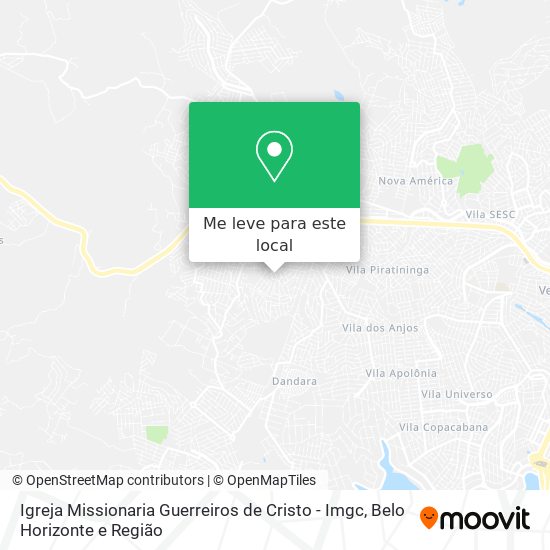 Igreja Missionaria Guerreiros de Cristo - Imgc mapa