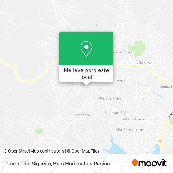 Comercial Siqueira mapa