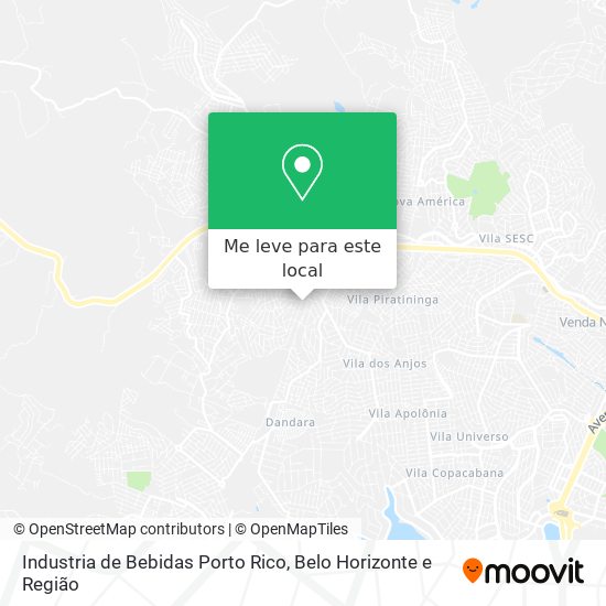 Industria de Bebidas Porto Rico mapa