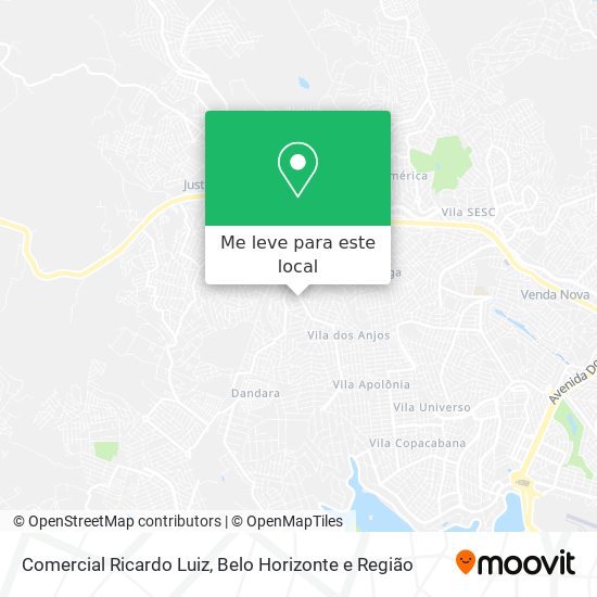 Comercial Ricardo Luiz mapa
