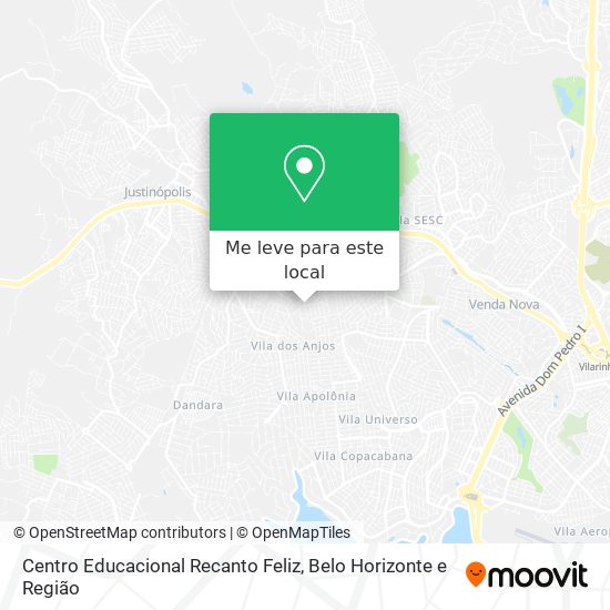 Centro Educacional Recanto Feliz mapa